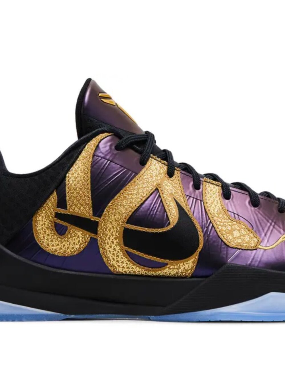 Men's Nike Kobe 5 Protro Year of The Mamba Eggplant Purple Gold Sz 8 (IB4481-500